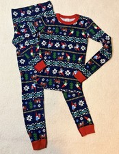 Hanna Andersson Pajama Set Size US 14/160cm Christmas Elf 2-Piece Organic Cotton