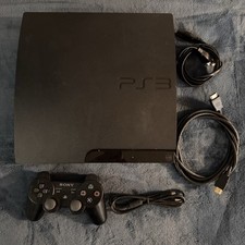 Sony PlayStation 3 PS3 Slim 160GB CECH-3001A Tested Download Games