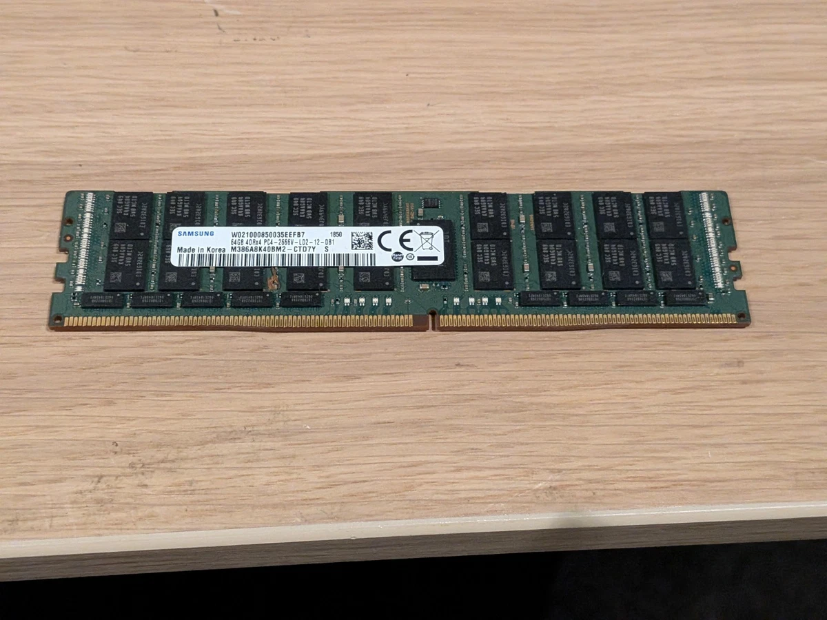 Samsung 【DDR4 2666V-8GB 同一ロット4枚組】Samsung PC4-21300V-E ECC