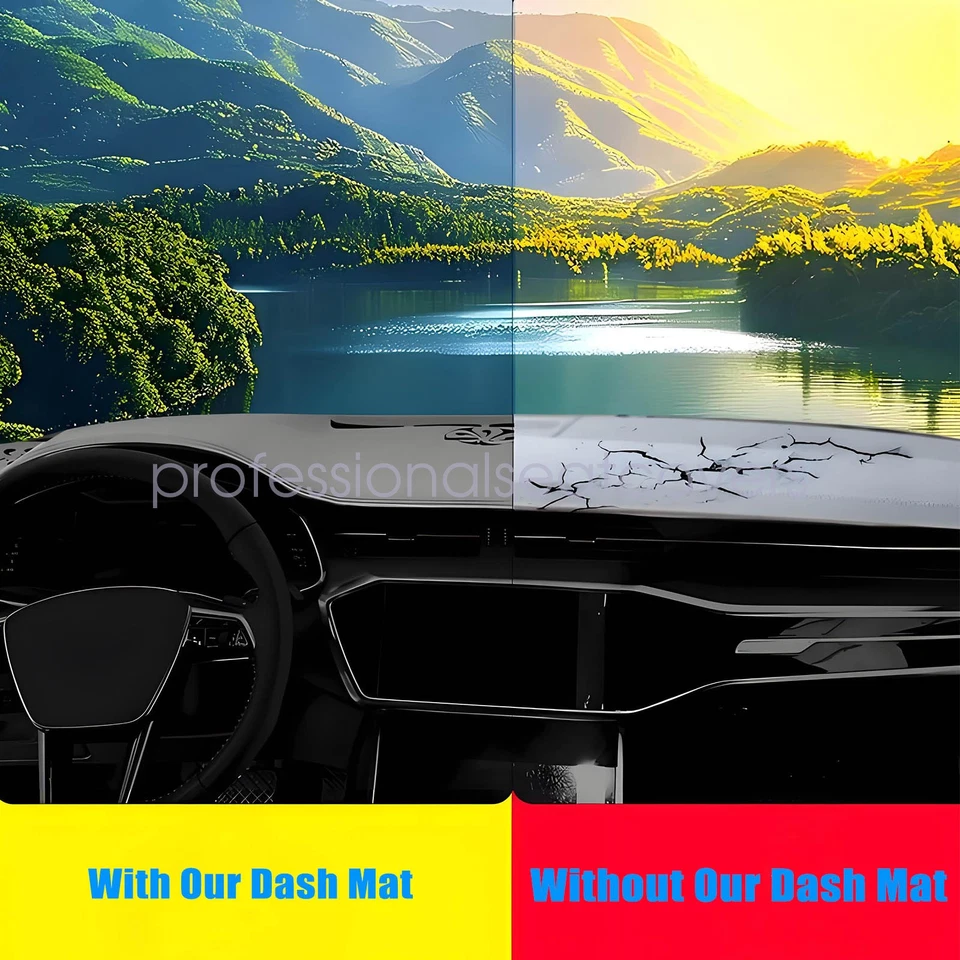 For 2004-2010 BMW 6 Series Coupe Leather Dashboard Dash Cover Dashmat Carpet - Изображение 3 из 4