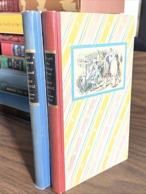 Alice in Wonderland & Through the Looking Glass 1946 Set No Box Carroll VTG