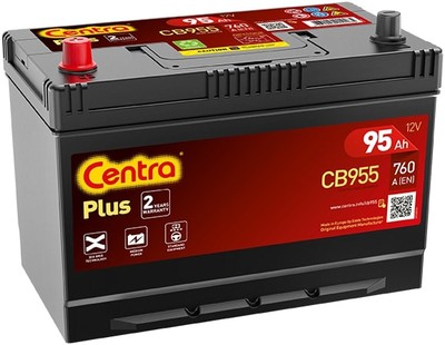 CENTRA CB955 Starter Battery for ,ASIA MOTORS,BAUTZ,BEDFORD,BUICK,CADILLAC,CHERY