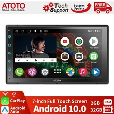 ATOTO A6PF 2DIN Car Stereo GPS 7"Full Touchscreen Wireless Android Auto& CarPlay