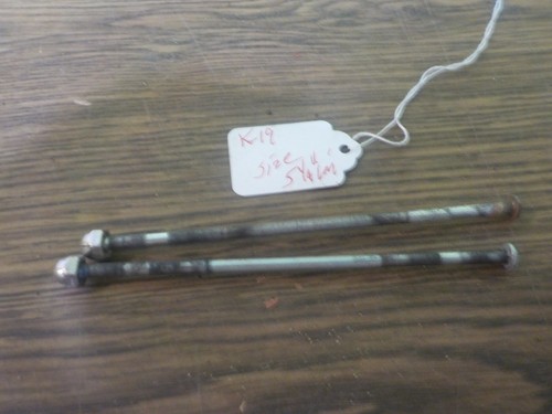 vintage tonka trencher dozer set of 2 axles 2 nuts for parts - Picture 7 of 8