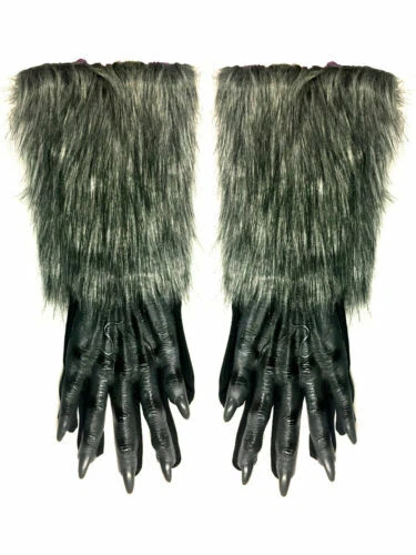 Disfraz de Hombre Lobo Piel Sintética Fun World Guantes