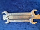 Sidchrome Imperial Open End Spanner Set of 2 3/8 BS 7/16 BS Australian Made Vtg