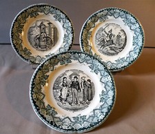 3 ASSIETTES PARLANTES