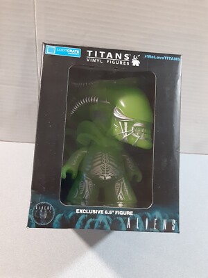 LOOT CRATE TITANS VINYL FIGURES ALIEN ZENO MORPH VARIANT NIB GITD