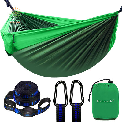 Hamaca doble, hamaca de camping para mochileros, al aire libre, playa, viajes...