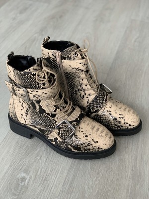 miss selfridge snakeskin boots