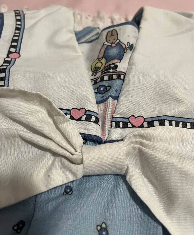 Vintage Daisy Kingdom Bunny Blue Dress Girls 4T eBay