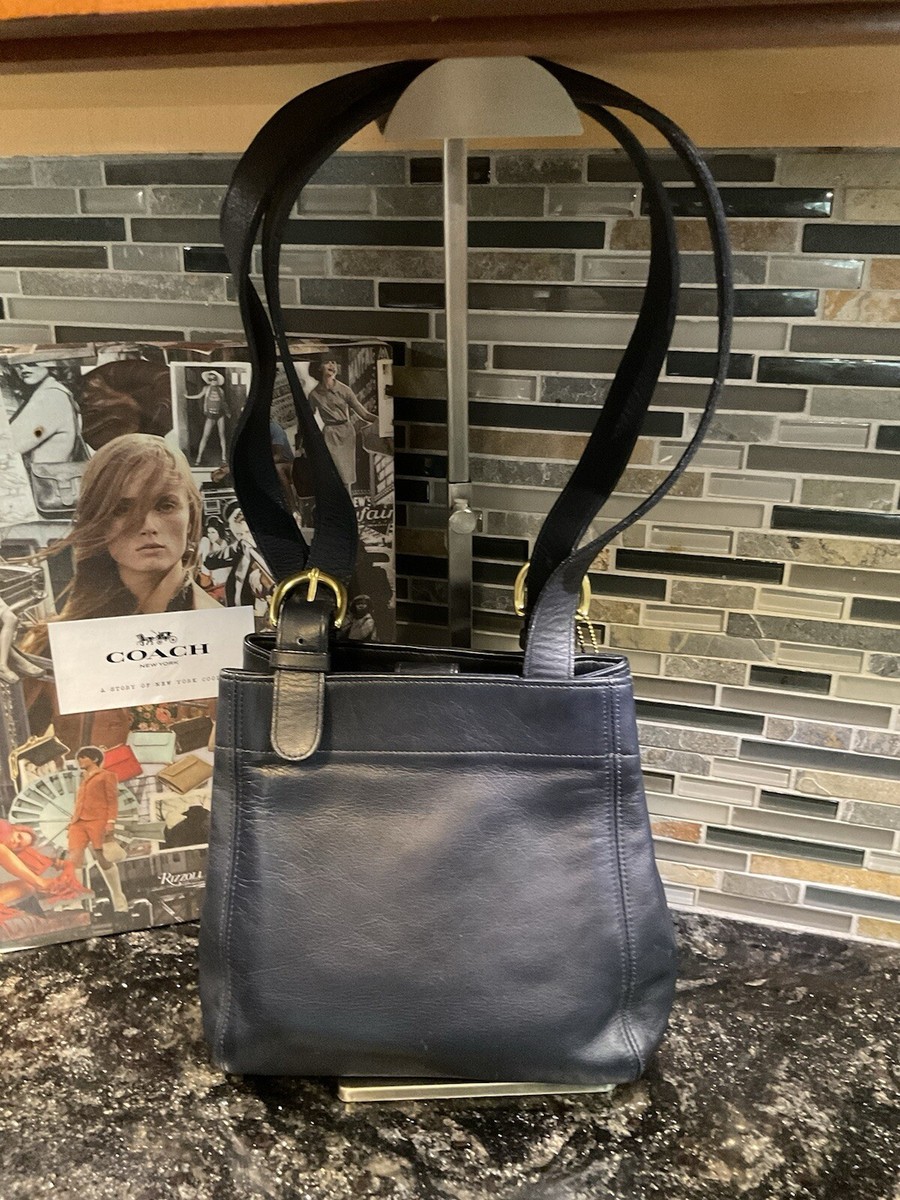 バッグ vintage coach Soho Hobo hand bag navy Coach Soho Signature Hobo/ Shoulder Bag Navy #19445 | Coach