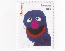 STAMP US SCOTT 5394o "Sesame Street Grover" FOREVER 2019 MNH