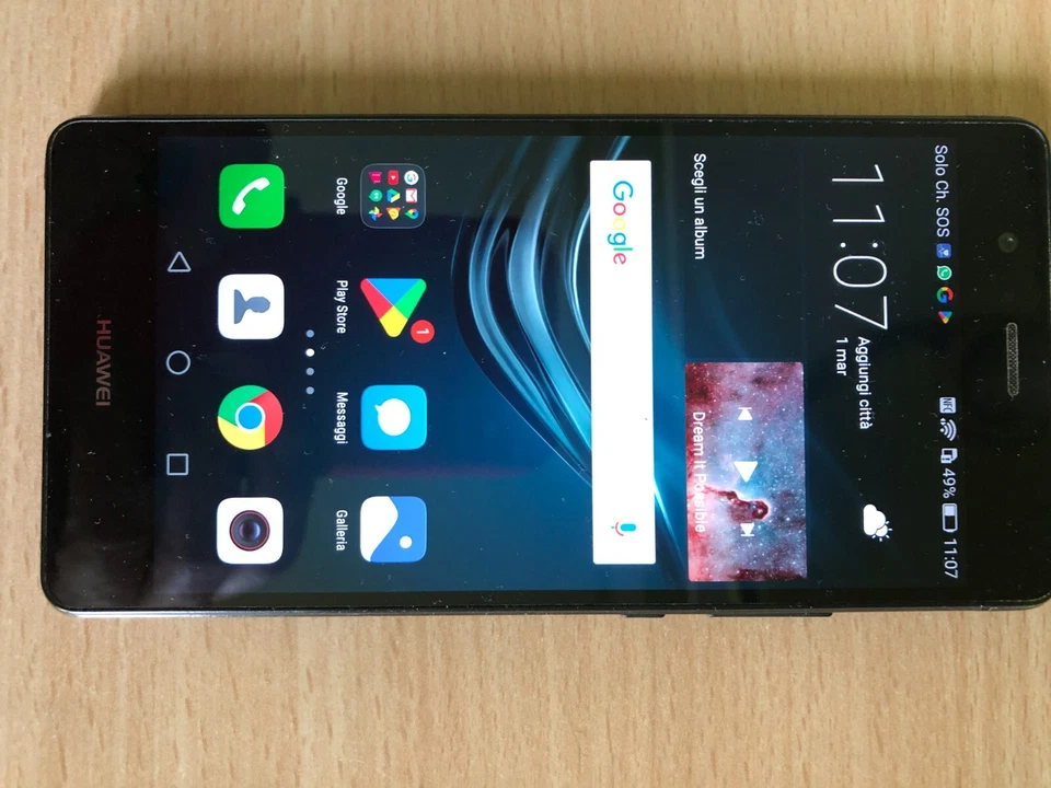 Huawei P9 lite come nuovo con cover nuova. Huawei p9 lite as new with new cover. - Immagine 2 di 4