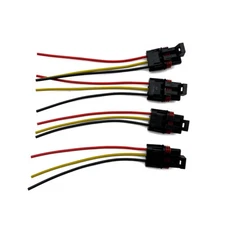  For Polaris Ranger Crew XP 1000 4 * Pulse Bar Power Plug Bus Connector Pigtail