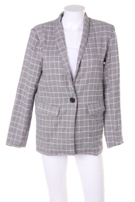 NLY TREND Blazer Checked D 34 black-white NEW