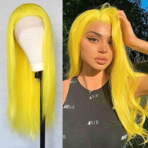 lace front yellow wig