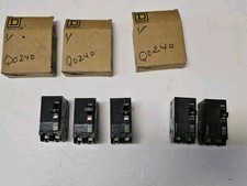 Square D QO240 40 A Circuit Breaker 3 Are New Old Stock  2 Are Used