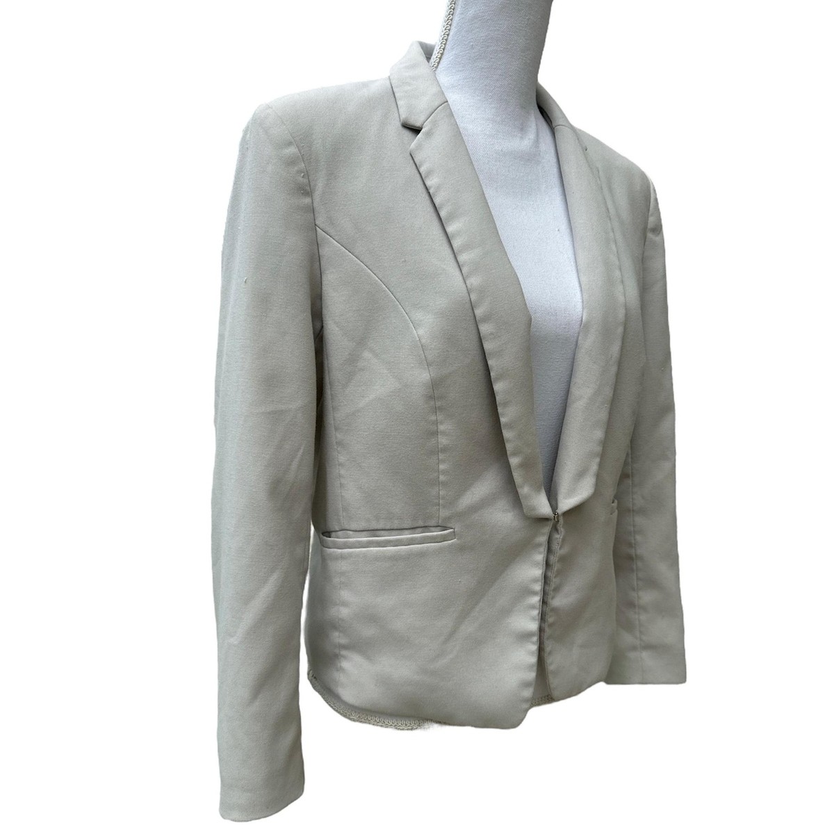 H M Light Tan Short Blazer