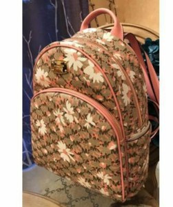 mk floral backpack