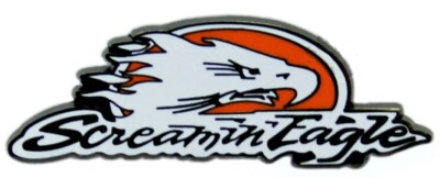Harley Davidson screaming eagle die cast race biker pin