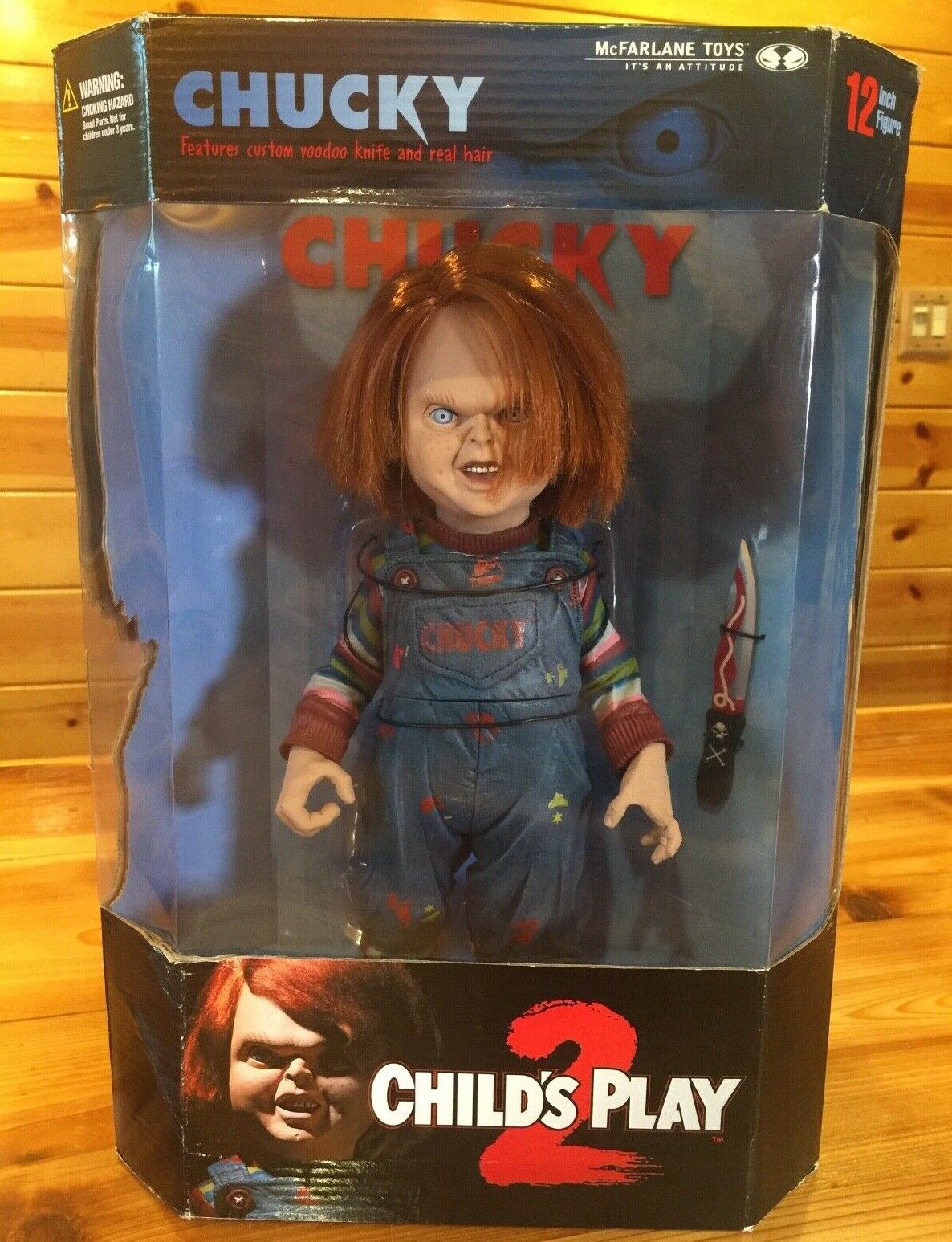 Child's Play 2 CHUCKY 12 Figure McFarlane Toys Movie Maniacs Doll Bride of  NEW!