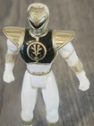 Vintage 1995  Mighty Morphin Power Rangers White Ranger 4" Figure Saban