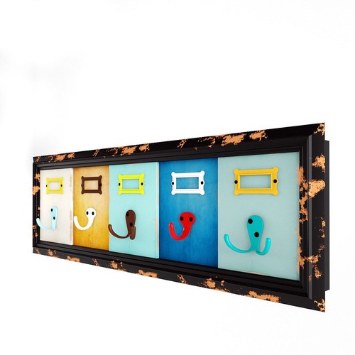 Kare Design Garderobe Jungle Party Garderobehaken, 6 Stuks, Groen