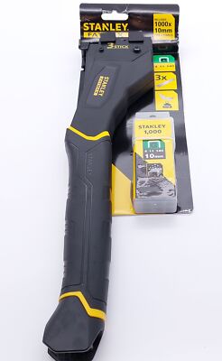 Stanley FMHT81394-9 FATMAX Hammer Tacker Extra Light + 1000 Klammern Typ G 10mm
