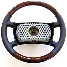 MERCEDES  R107 W124 W201 LENKRAD LEDER WURZELHOLZ 1985 - 1989