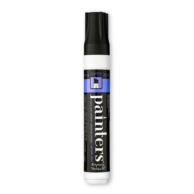 Painters Super Chisel Tip Paint Marker Black New In Pack