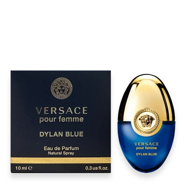 Versace Dylan Blue Pour Femme Oval Miniature 0.3oz EDP Spray