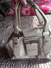 Charlotte Reid  Cream Handbag