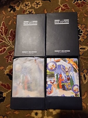 (2) Insight Vacations Club Bon Voyage WALLET / PASSPORT HOLDER