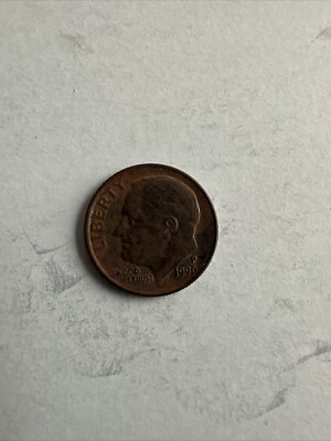1996 P ROOSEVELT DIME Mint Double Sided