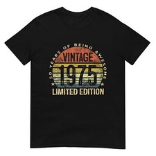 Vintage 1975 Limited Edition 50-Year-Old Gifts 50th Birthday T-Shirt