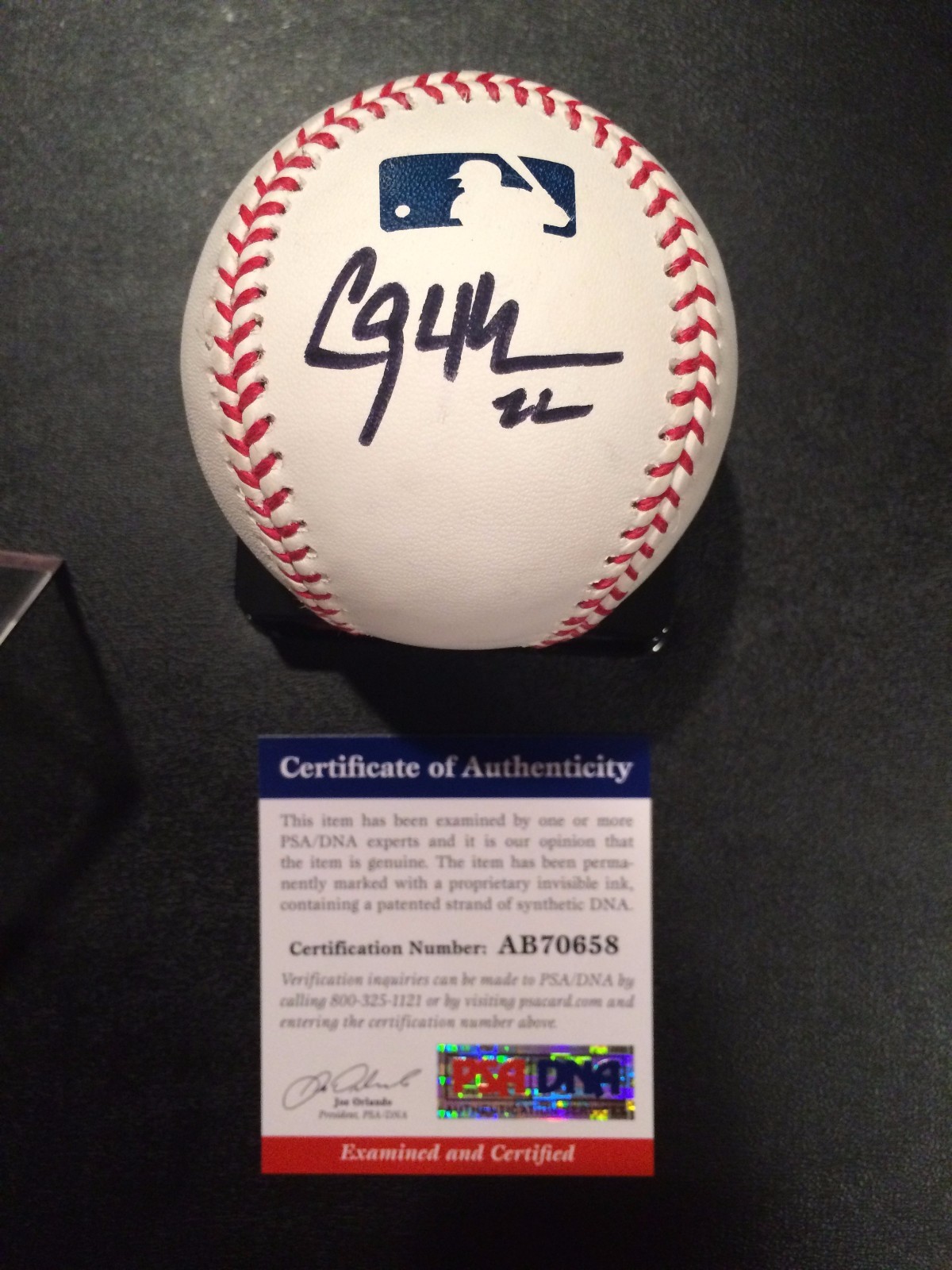 Clayton Kershaw Autographed Signed Los Angeles Dodgers Auto ROMLB Baseball PSA/DNA COA 