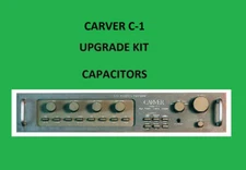 Stereo Preamplifier Carver C-1 Repair KIT - all capacitors