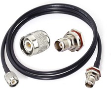 TNC Male to Female Bulkhead Mount RG58 Cable 3M For Marine Boat GPS Navigation