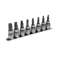 Sechskant Bit Set Lock-On™ 8Pc 1Cmsq Drive - B - Sealey AK65603 Neu
