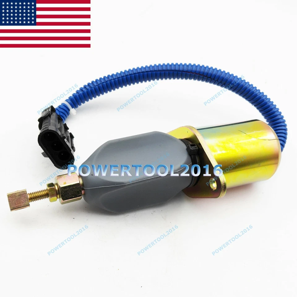 New 12V Shut Down Solenoid for Ford F700 F800 3934974, SA-4026-12 - Image 3 of 3