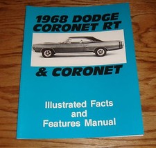 1968 Dodge Coronet Rt Illustrated Facts Features Manual 68 1968 Dodge Coronet Rt Illustrated Facts Features Manual 68