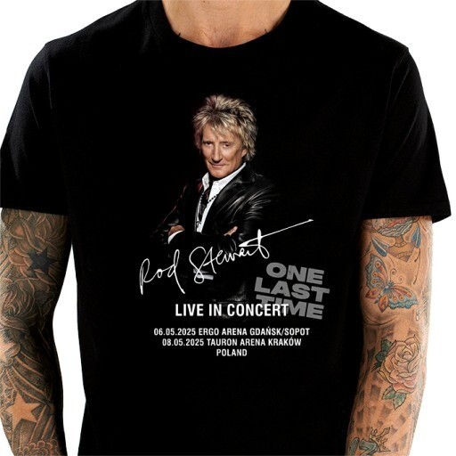 ROD STEWART IN CONCERT TOUR Unisex 2025 T-shirt | eBay