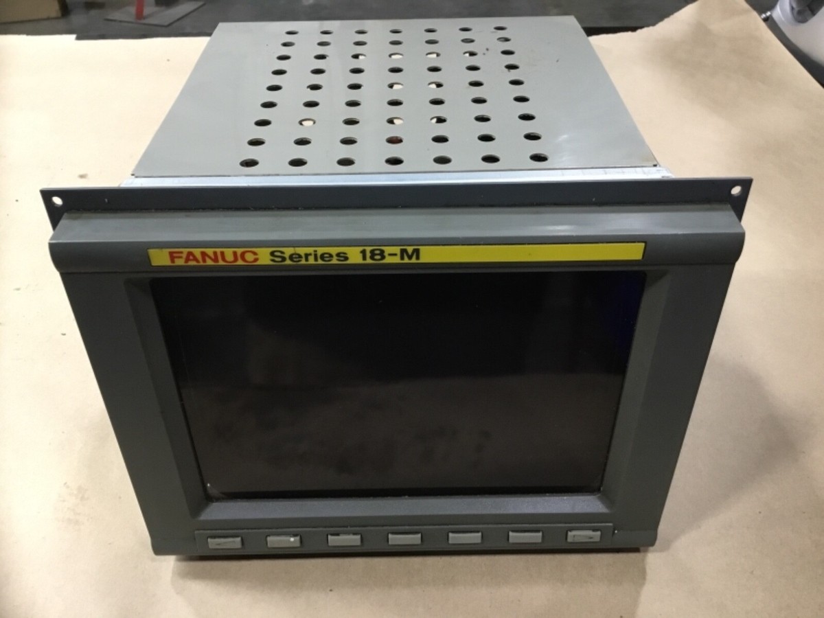 Fanuc A02B-0120-C111 18-M Display Module D9MM—11E A61L-0001-0093