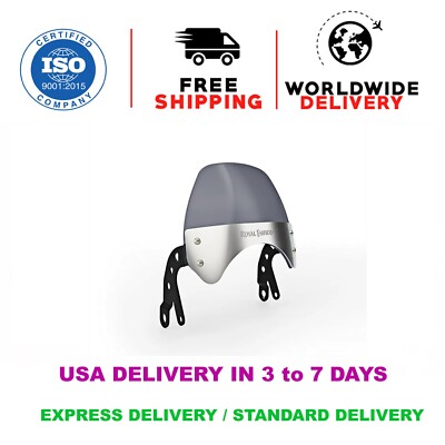 Short Flyscreen Kit For Royal Enfield GT 650 & Interceptor 650 – Stainless Steel