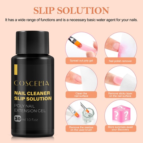 Gel-Nagellack-Set mit 36W UV-Lampe UV-Verlängerungsgel 30ml Slip Solution Set - Bild 5 von 17