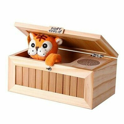 Hölzerner Useless Box Leave Me Alone Tiger Unbrauchbar Spielzeug Kinder Geschenk