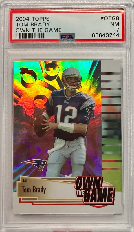 2004 Topps Own the Game Tom Brady #OTG8 PSA 7 NM