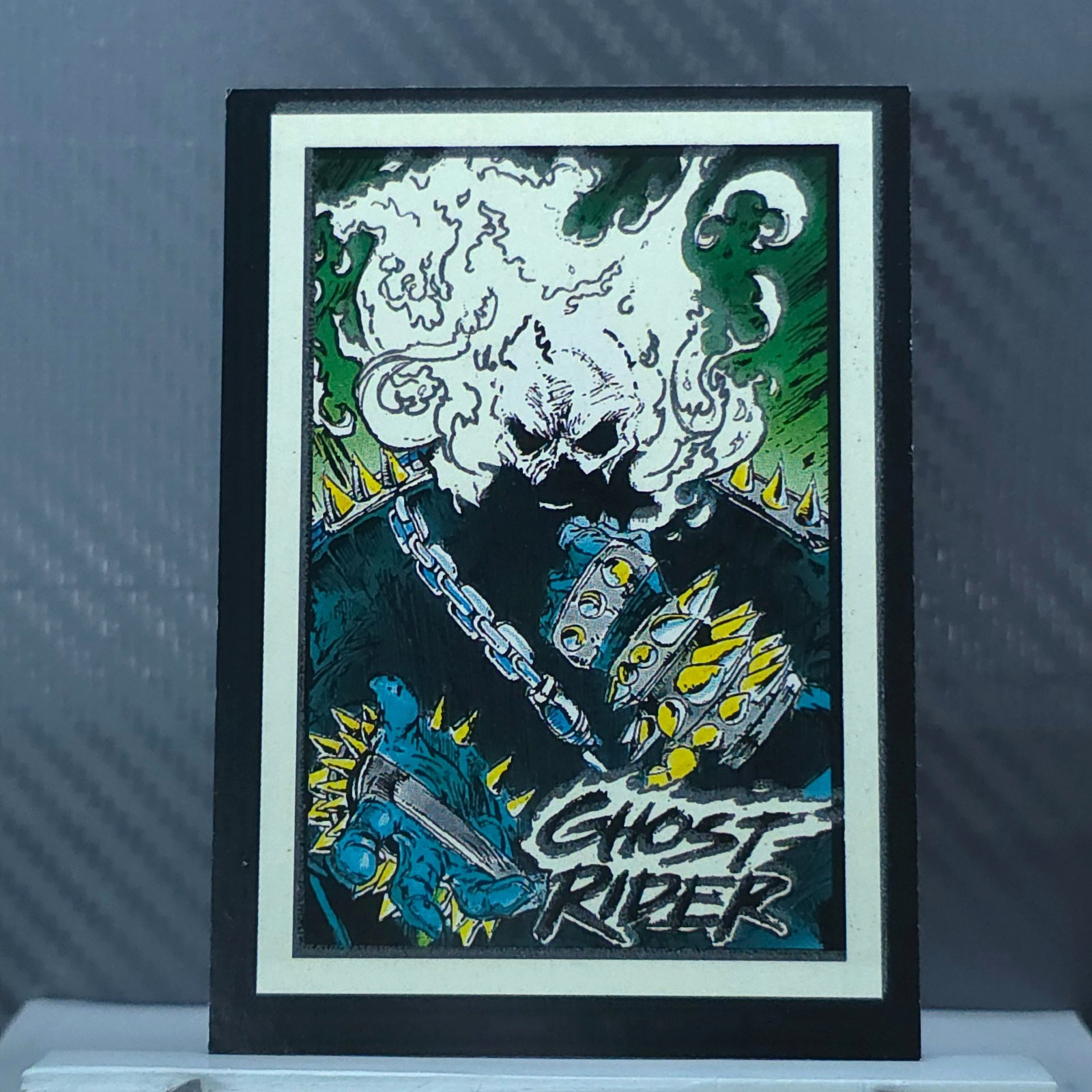 1992 Marvel Ghost Rider GLOW IN THE DARK The Flames #G6