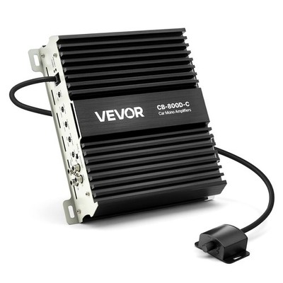 VEVOR Monoblock Autoverstärker Klasse D Subwoofer Verstärker 800W RMS 1/2/4 Ohm